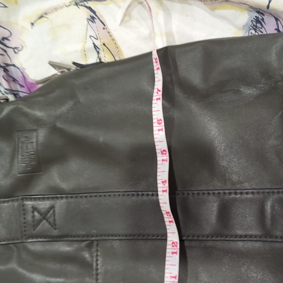 Jack Spade green leather briefcase - Picture 7 of 8